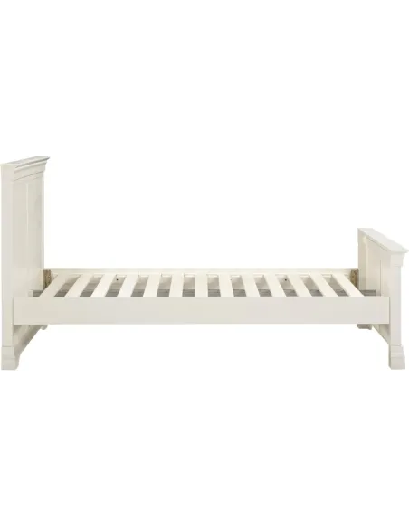 Bordeaux 4ft6 High Foot End Bedframe - Ivory