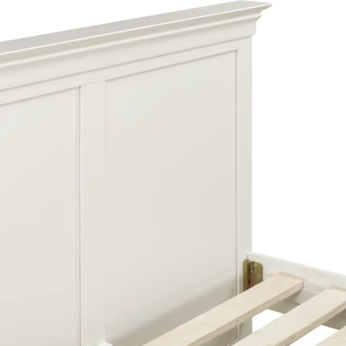 Bordeaux 4ft6 High Foot End Bedframe - Ivory