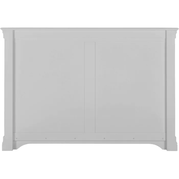 Bordeaux 4ft6 High Foot End Bedframe - Pebble Grey