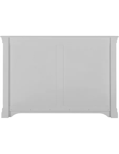 Bordeaux 4ft6 High Foot End Bedframe - Pebble Grey