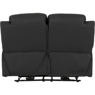 Roma 3+2 Electric Recliner Sofa Suite - Black PU