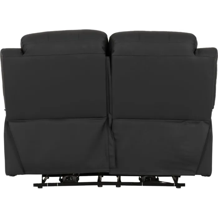 Roma 3+2 Electric Recliner Sofa Suite - Black PU