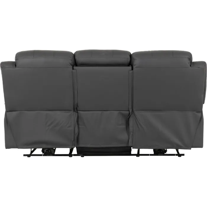 Roma 3+2 Electric Recliner Sofa Suite - Grey Pu