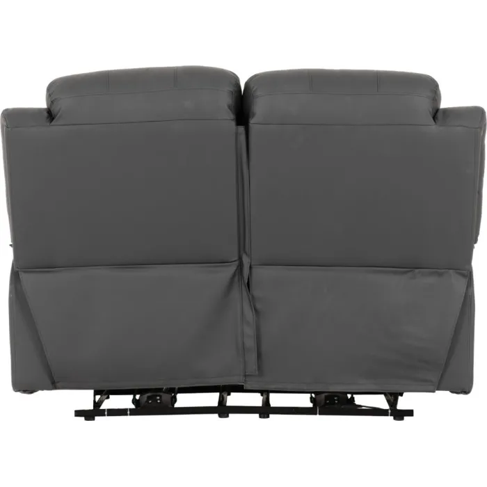 Roma 3+2 Electric Recliner Sofa Suite - Grey Pu