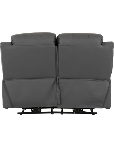 Roma 3+2 Electric Recliner Sofa Suite - Grey Pu