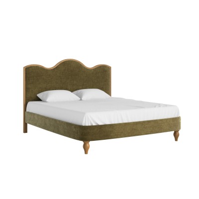 Verona 6ft Bedframe - Green/Oak