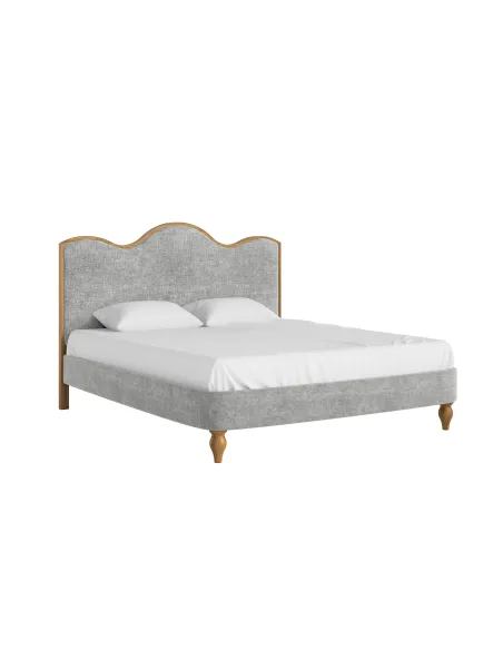 Verona 6ft Bedframe - Grey/Oak