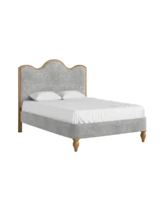 Verona 4ft6 Bedframe - Grey/Oak
