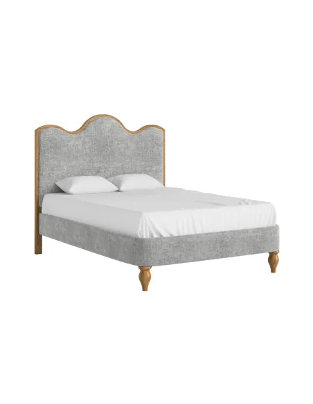 Verona 4ft6 Bedframe - Grey/Oak