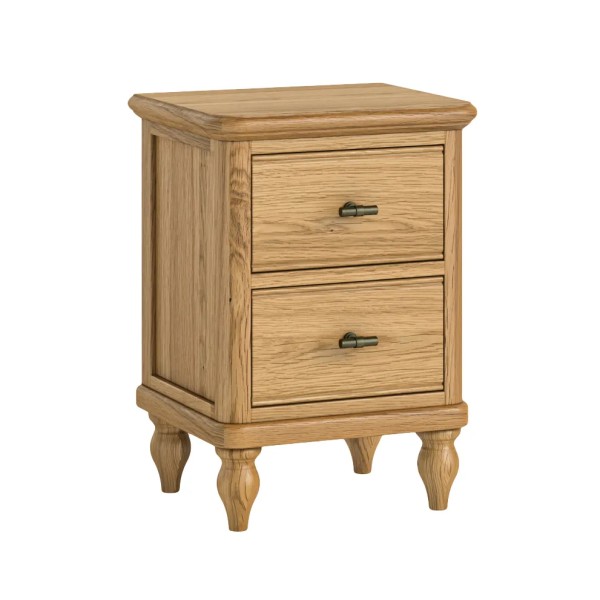 Verona Slim Bedside Locker - Oak