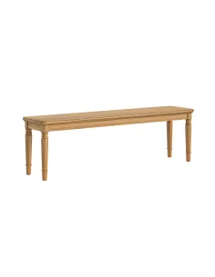 Verona 1500 Dining Bench - Oak