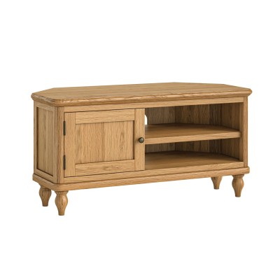 Verona Corner TV Unit  - Oak