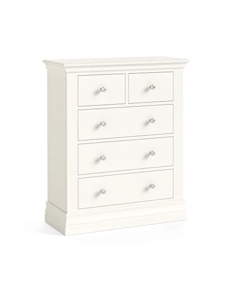 Burgundy 2 Over 3 Chest - Coconut Milk