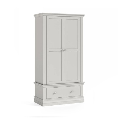 Burgundy Gents Wardrobe - Light Grey