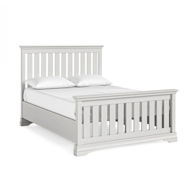 Burgundy 4ft6 HFE Bedframe - Light Grey