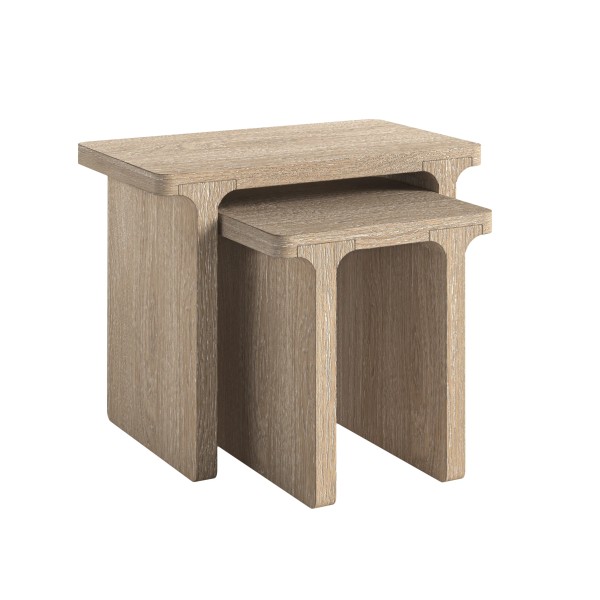 Portobello Nest of Tables - Light Oak