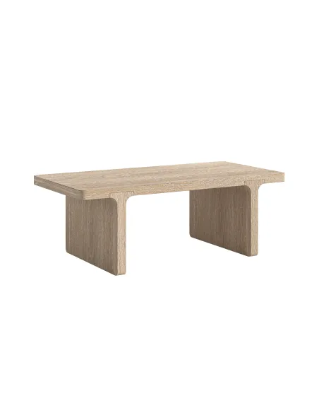 Portobello Rectangular Coffee Table - Light Oak