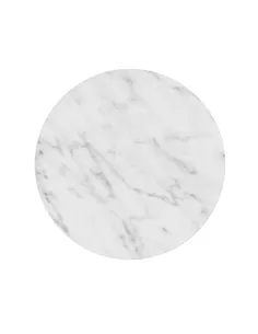 Portobello Round Side Table - Travertine Top 2