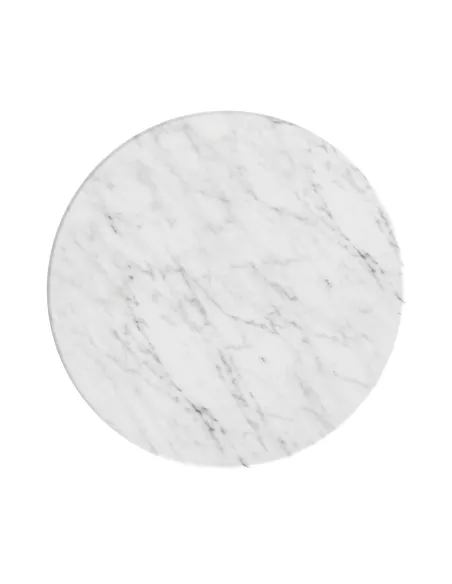 Portobello Round Coffee Table - Travertine Top