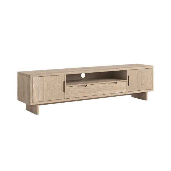 Portobello 2000 mm TV Unit - Light Oak