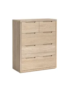 Portobello 2 over 3 Chest - Light Oak