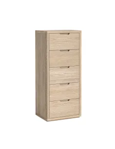 Portobello Tallboy Chest - Light Oak