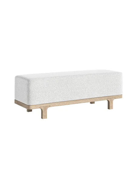 Portobello Bed Bench - Light Oak