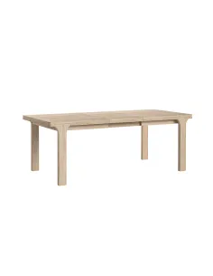 Portobello Large Extending Dining Table - Light Oak 2