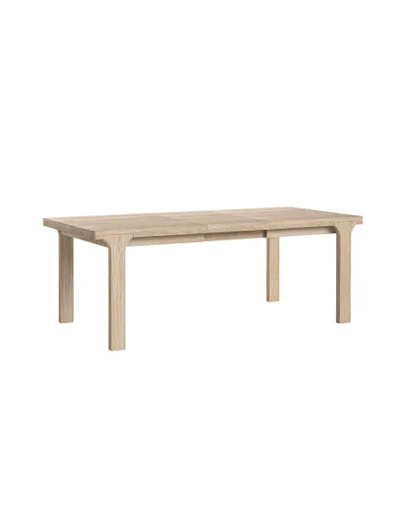 Portobello Large Extending Dining Table - Light Oak
