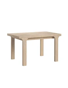 Portobello Compact Extending Dining Table - Light Oak