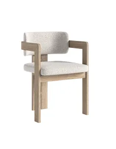 Portobello Carver Dining Chair - Light Oak