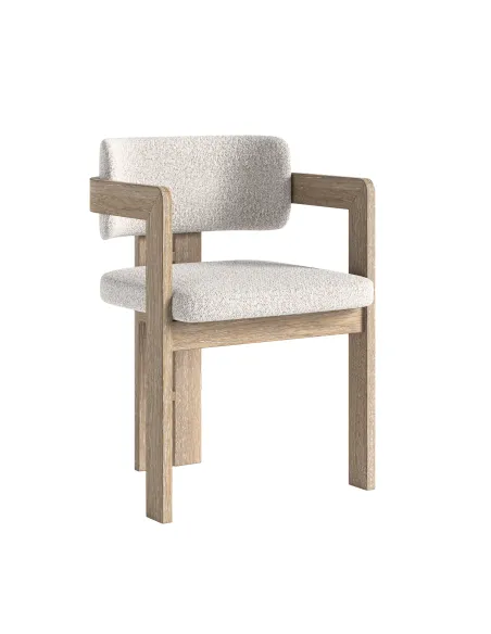 Portobello Carver Dining Chair - Light Oak