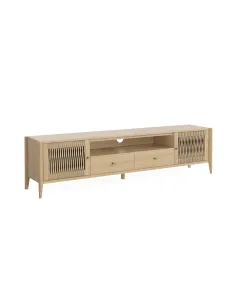 Sicily 2000 mm TV Unit - Light Oak