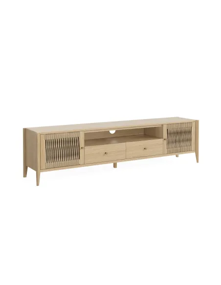 Sicily 2000 mm TV Unit - Light Oak