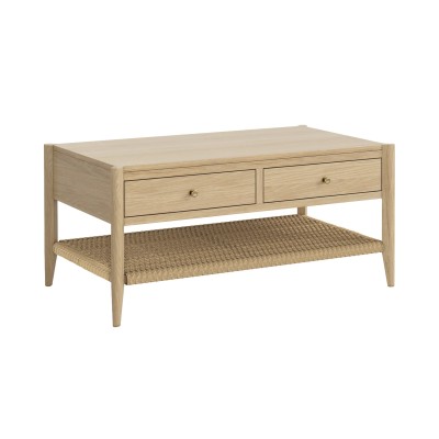 Sicily Storage Coffee Table - Light Oak