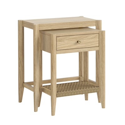 Sicily Nest Of Tables - Light Oak