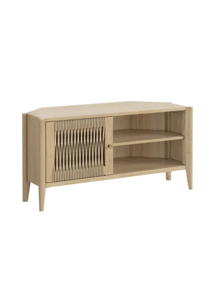 Sicily Corner TV Unit - Oak