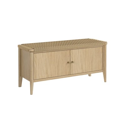 Sicily 1000 mm Hallway Bench - Light Oak