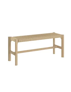 Sicily 1100 mm Dining Bench - Light Oak
