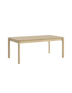 Sicily Large Extending Dining Table - Light Oak