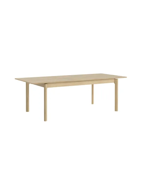 Sicily Large Extending Dining Table - Light Oak