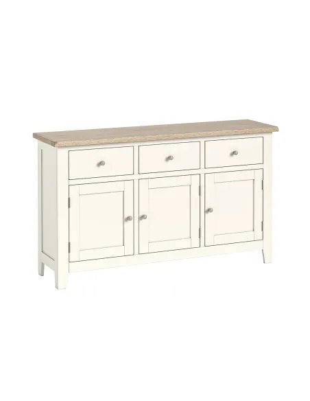 Tetbury 3 Door Large Sideboard - White