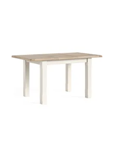 Tetbury Compact Extending Dining Table - White