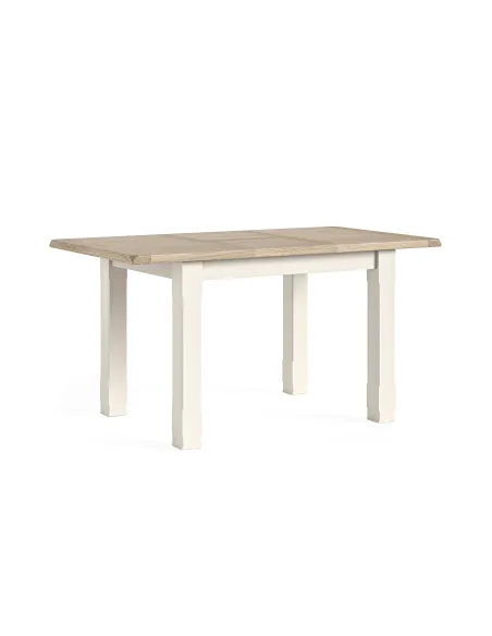 Tetbury Compact Extending Dining Table - White