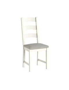 Tetbury Ladder Dining Chair - White