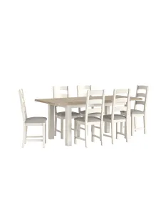 Tetbury Ladder Dining Chair - White 2