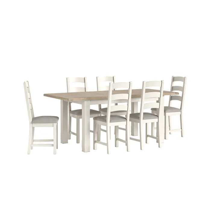 Tetbury Ladder Dining Chair - White