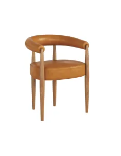Florence Dining Chair - Tan PU