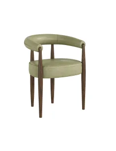 Florence Dining Chair - Olive Green PU