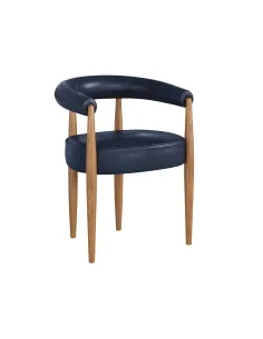 Florence Dining Chair - Midnight Blue PU